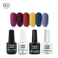 OEM long lasting uv top coat gel nail polish for nail salon